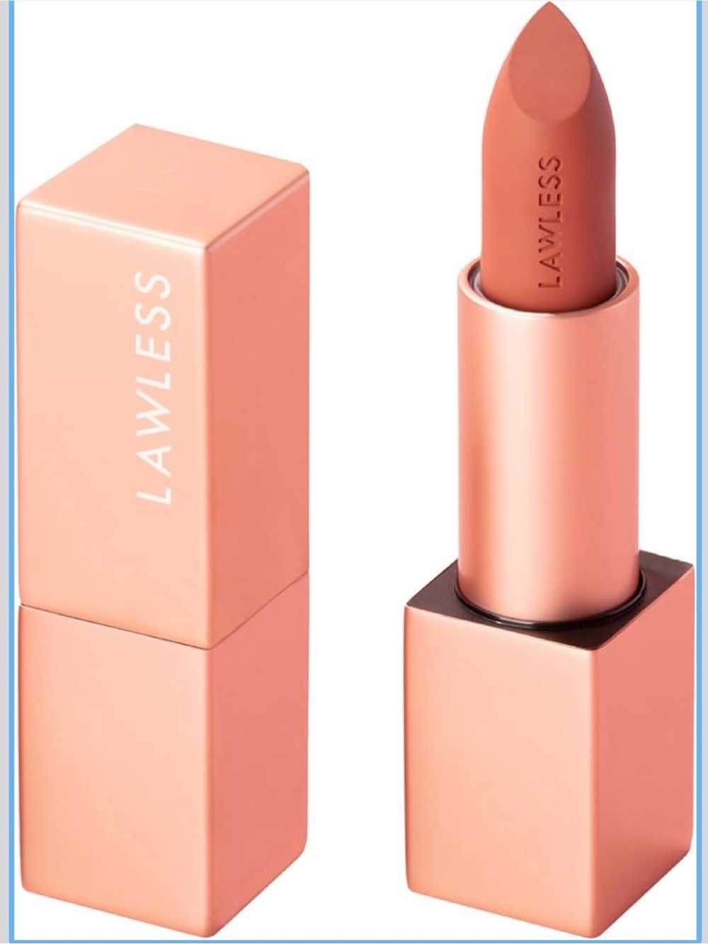NIB LAWLESS FORGET THE FILLER LIP-PLUMPING LINE-SMOOTHING SATIN CREAM LIPSTICK